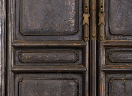 lacquer cabinet, detail