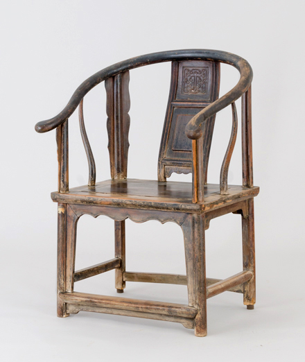 large jumu horseshoe armchair