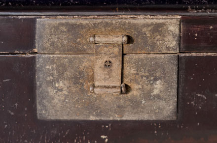 Black Lacquer Chest, detail