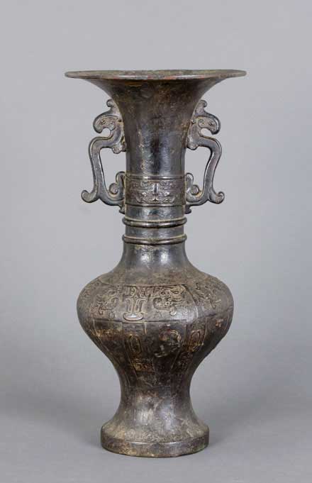 archaic bronze vase