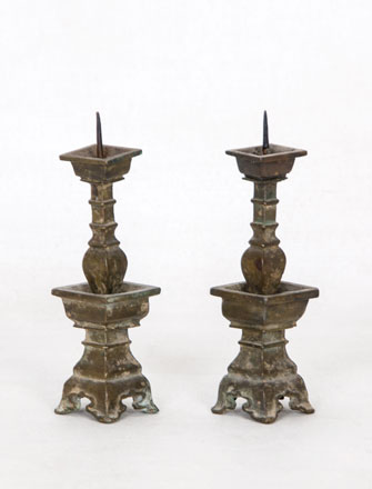 Pair of Immortal Crane Candle Stands