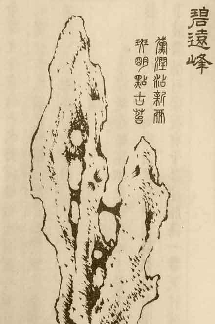 赏石——明代插图