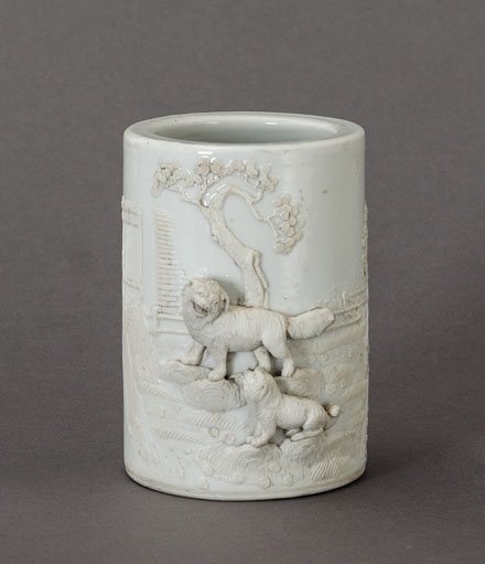 porcelain brushpot