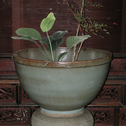 Blue Glazed Basin