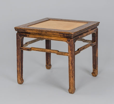 small cabriole-leg stool