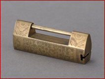 brass lock