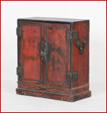 red lacquer chest
