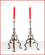 iron candle stand