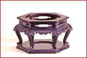 black lacquer stand