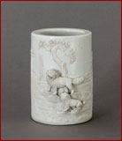 porcelain brushpot