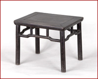 small oak stool